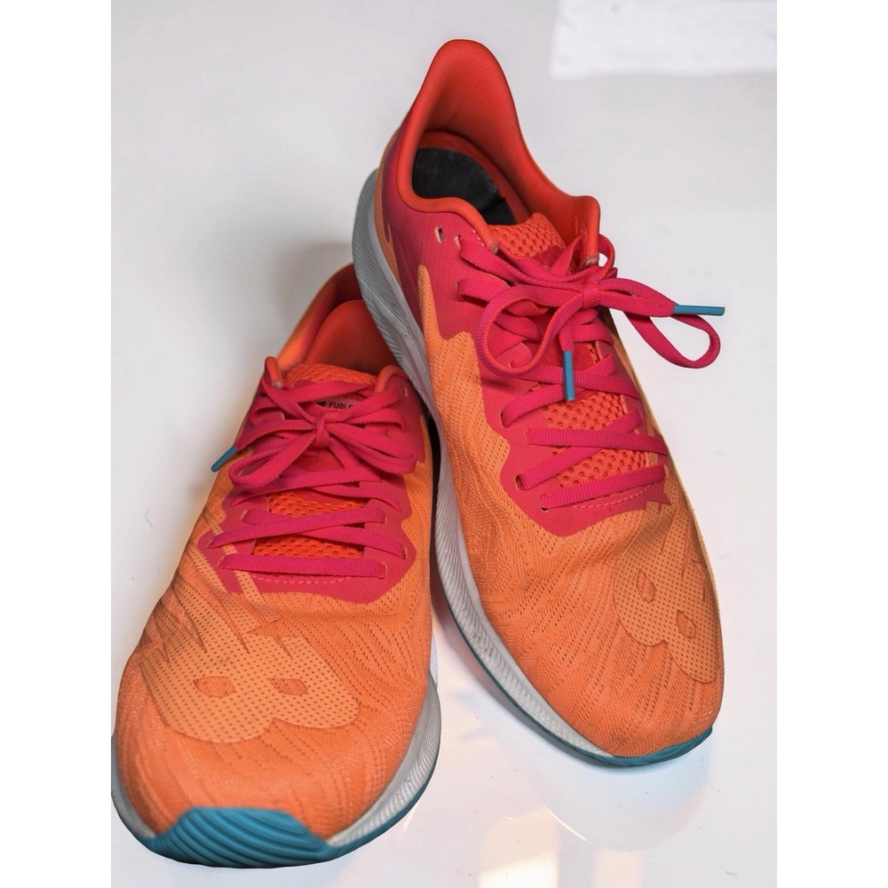 New Balance Women's FuelCell  Prism Running Shoe orange/pink/teal Size 11